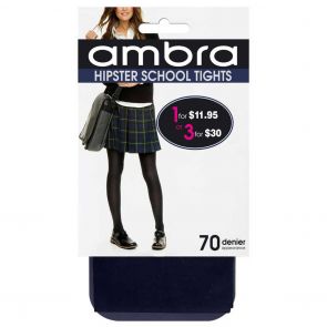 Ambra Hipster School Tight College Navy Multi-Buy