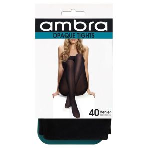Ambra 12-Pack Tight Opaque Black
