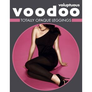 Voodoo Voluptuous Totally Opaque Legging H30571 Black Multi-Buy