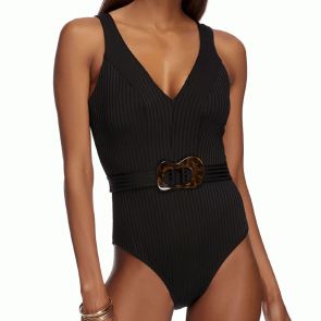 Jets Ambrosia DD-E Underwire One Piece Swimsuit J10664DD Black