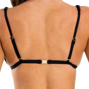 FINAL SALE Jets Icon Swim Triangle Top J40087 Black