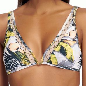 Jets Vida Plunge Swim Bikini Top J40166 Forest