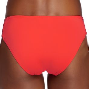 FINAL SALE Jets Jetset Gathered Side Bikini Swim Bottoms J3254 Flamingo