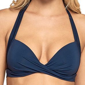 FINAL SALE Jets Jetset 50's Halter Top Bikini J4984 Ink