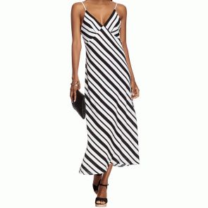 Jets Liberate Slip Midi Dress J60621 Black/White