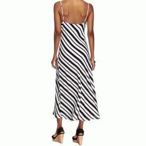 FINAL SALE Jets Liberate Slip Midi Dress J60621 Black/White