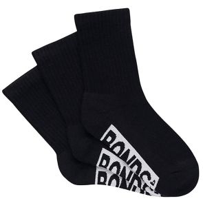 Bonds Kids Cushioned Crew 3-Pack RXUY3N Black
