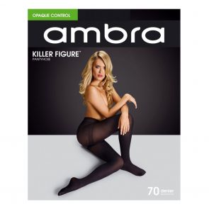 Ambra Killer Figure Opaque Control Tights Black Multi-Buy