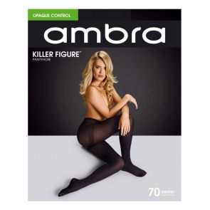 Ambra 6-Pack Killer Figure Opaque Control Tights Black