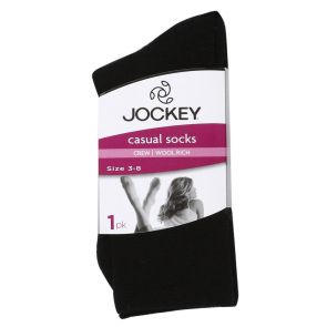 Jockey Fine Merino Argyle Crew L17120 Black