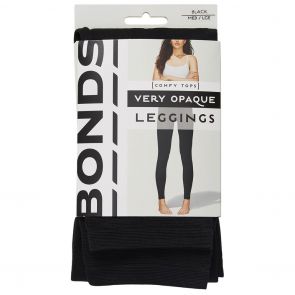 Bonds 120D Opaque Leggings L79564 Black Multi-Buy