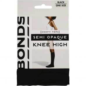 Bonds 40 Denier Semi Opaque Knee-Hi L79582 Black Multi-Buy