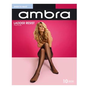Ambra 6-Pack Ladder Resist Tights Black