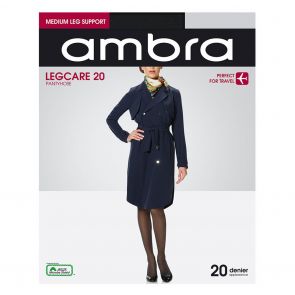 Ambra Qantas Legcare 20 Support Tights QAN20PH Black Multi-Buy