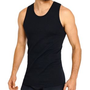 Jockey Athletic Singlet M01122 Black