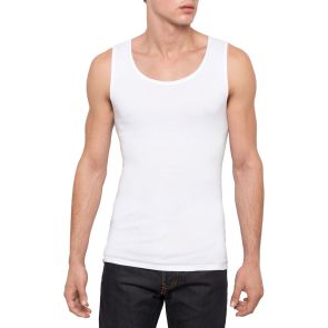 Holeproof Cotton Rib Singlet M1975 White