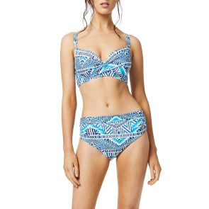 FINAL SALE Moontide Tribal Geo U/W Swim Wrap M8033TG Blue