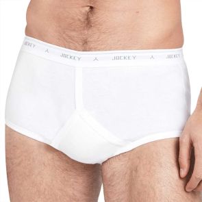 Jockey Classic Y-Front Brief 2 Pack M90002 White
