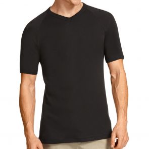 Bonds V Neck Raglan Tee 2 Pack M9762W Black