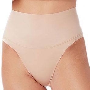 Ambra Micro Grip Hi Waist Brief AMSHMGMWHL Rose Beige