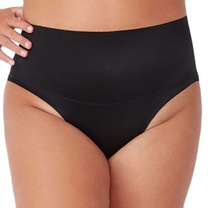 Ambra Micro Grip Hi Waist Brief Black