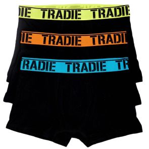 Tradie 3 Pack Fitted Trunks MJ1194WK3 Brights