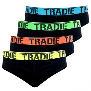 Tradie 4-Pack Brief MJ1195SB4 Black