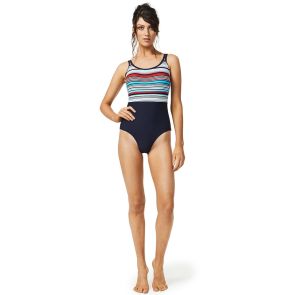 FINAL SALE Moontide Riviera U/W Cami Swim Suit M4639RA Blue