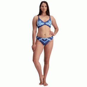 FINAL SALE Moontide Pop Indigo U/W Swim Top M8143PO Tie Dye