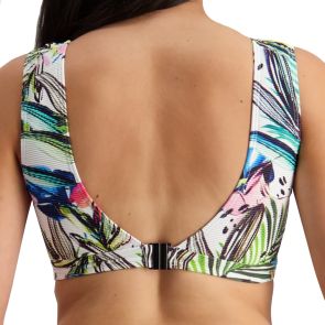 FINAL SALE Moontide Rainforest Beauty V-Neck Swim Tank Top M6255RB Multi