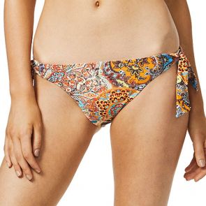 Moontide Golden Temple Wide Tie Side Swim Pant M7510GP Print