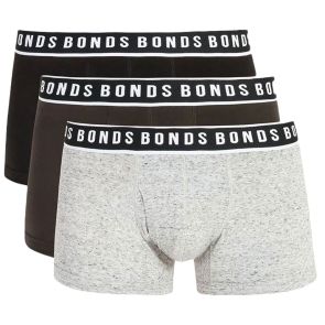 Bonds Fit Trunk 3-Pack MWXE3A Black/Grey