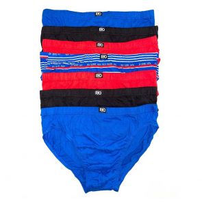 Rio Variety Hipster Brief 7-Pack MXL37W Red/Blue/Black