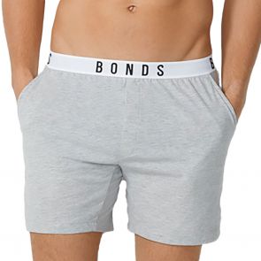 Bonds Sleep Jersey Shorts MXR7A New Grey Marle