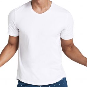 Jockey Weekender Relaxed V-Neck T-Shirt MY4Y1A White