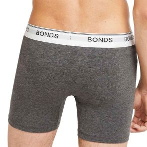 Bonds Guyfront Mid Trunk MY7WA Charcoal Marle