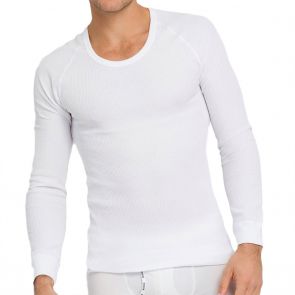 Holeproof Aircel Thermal Long Sleeve Tee MYPU1A White