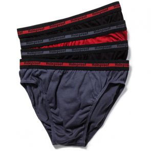 Holeproof Cotton Attached Elastic Briefs 4PK MYWE4A