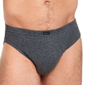 Holeproof Cotton Rib Brief MZTO1A Dark Grey Marle