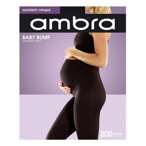 Ambra Baby Bump 200D Opaque Tight ABABU200 Black Multi-Buy