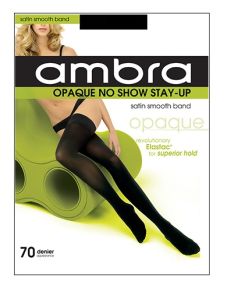 Ambra No Show Stay Up Opaque NOSSUO Black Multi-Buy
