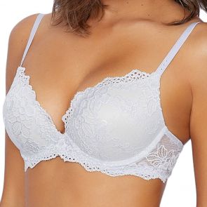 Pleasure State My Fit Lace Push Up Plunge Bra P86-4053F Microchip