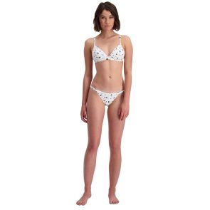 FINAL SALE Piha Rain Drop Swim Tri Top P1328RP White