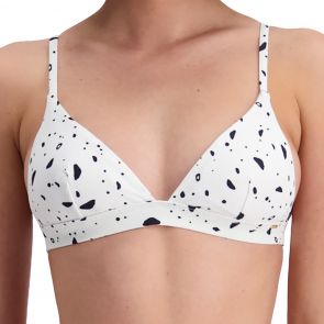 Piha Rain Drop Swim Tri Top P1328RP White