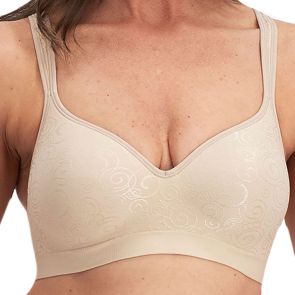 Playtex Comfort Revolution Swirl Wirefree Bra P3463 / Y1176H Nude Swirl