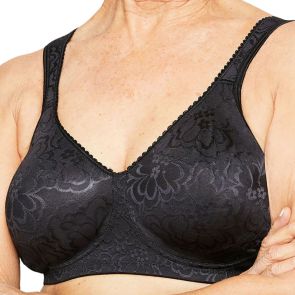 Playtex Ultimate Lift and Support Wirefree Bra P4745 / Y1055H Black