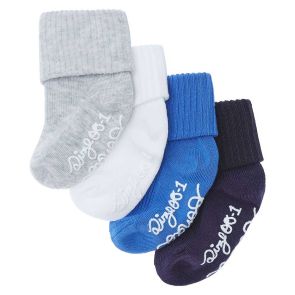 Bonds Baby Bamboo Cuff 4-Pack R41354 Blue/Black/White/Grey