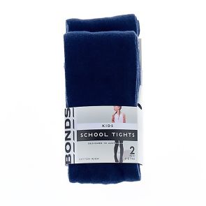 Bonds Kids School Tights 2-Pack R6312N Navy