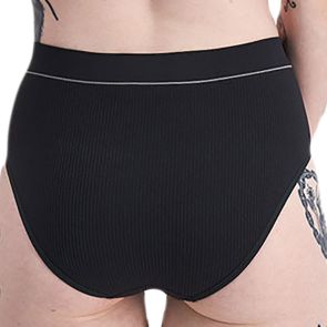 Bonds Retro Rib Hi H Bikini WU8FA Black