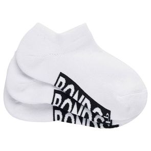 Bonds Kids Cushioned No Show 3 Pack RXVR3N White